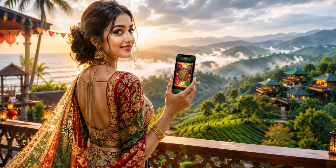 বান্দরবানে মোবাইল ক্যাসিনো ব্যবহারের দৃশ্য
